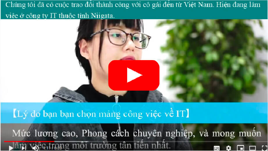 We interviewed a Vietnamese woman who works in IT.
